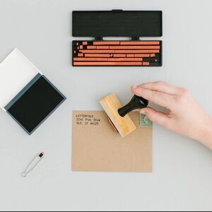 LetterFolk Customizable Stamp Set